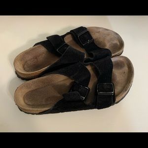 Black Suede Birkenstocks